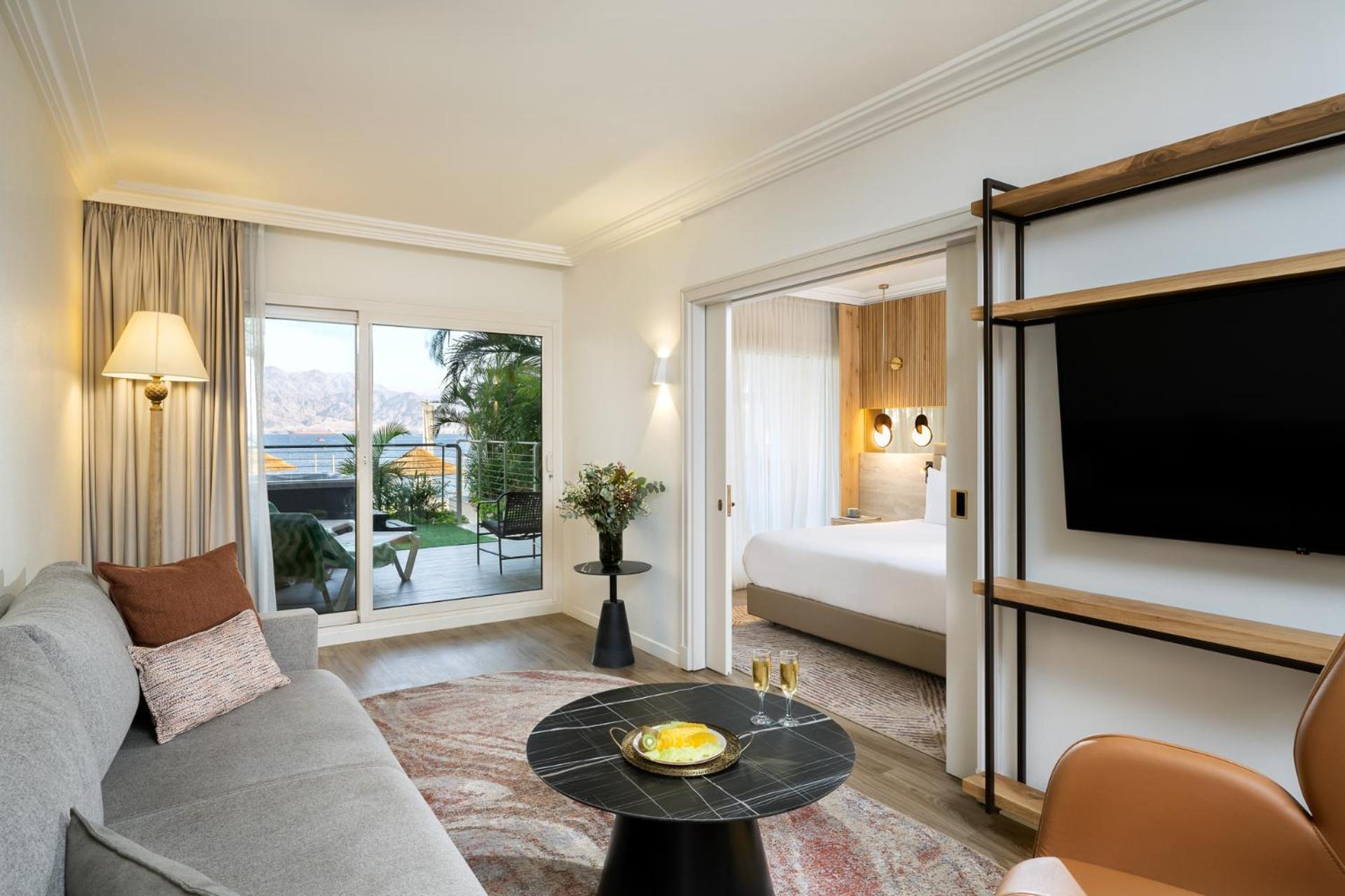 Aria Hotel Eilat Eksteriør billede A suite at the hotel